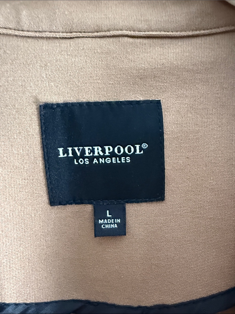 Liverpool Camel Tan Open-Front Blazer Jacket - Picture 2 of 4